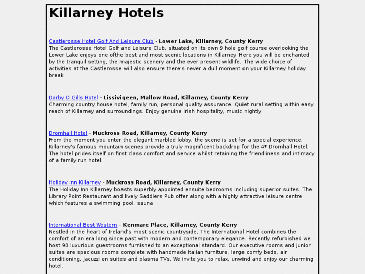 www.hotels-killarney.com