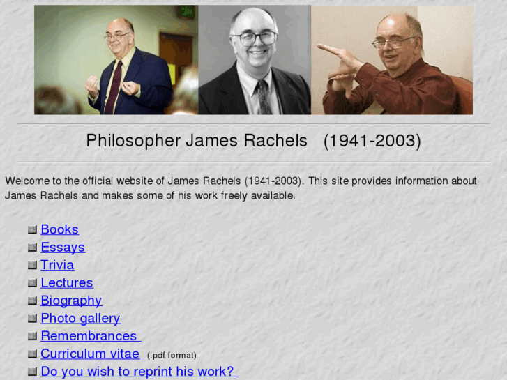 www.jamesrachels.org