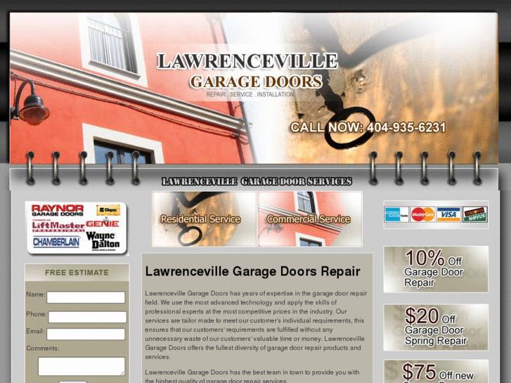 www.lawrencevillegaragedoors.net