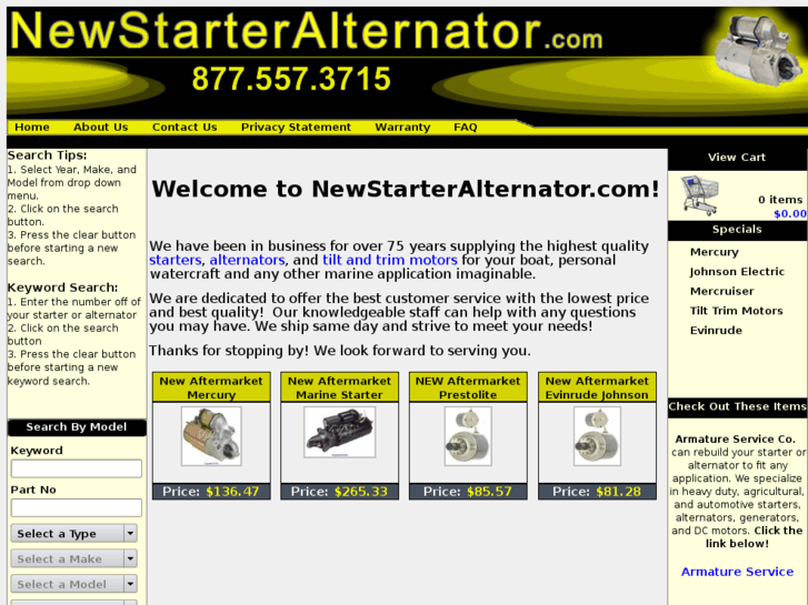 www.newstarteralternator.com