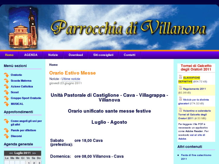 www.parrocchiavillanova.net