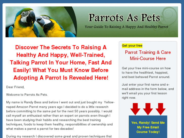 www.parrotsaspets.net