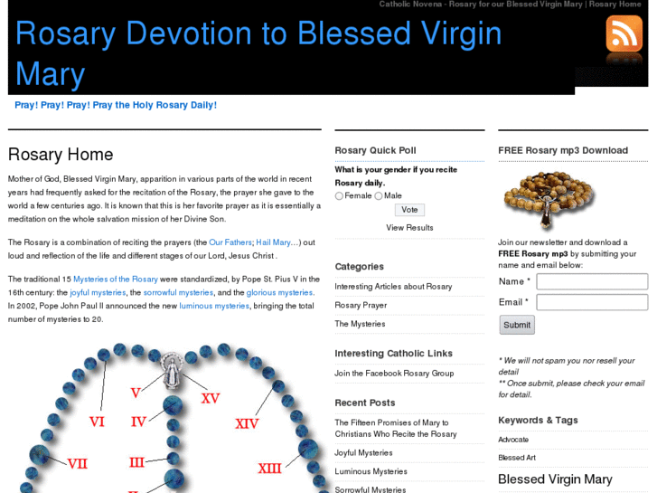 www.praytheholyrosary.com