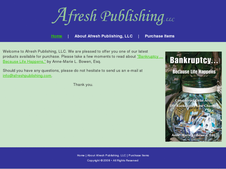 www.afreshpublishing.com