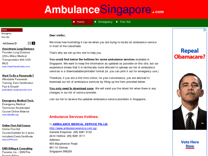 www.ambulancesingapore.com