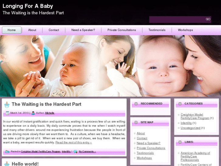 www.longingforababy.com