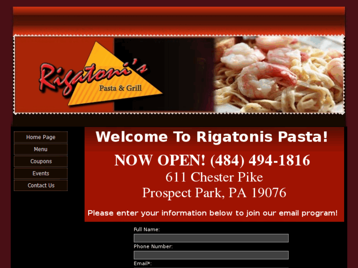 www.rigatonispasta.com