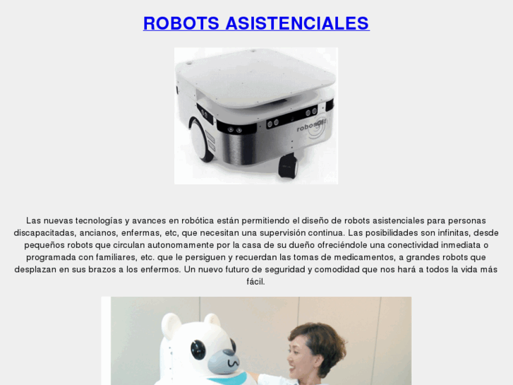 www.robotsasistenciales.com