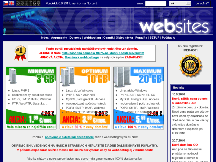 www.websites.sk