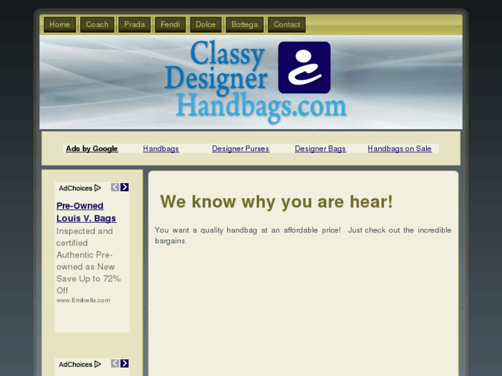 www.classydesignerhandbags.com