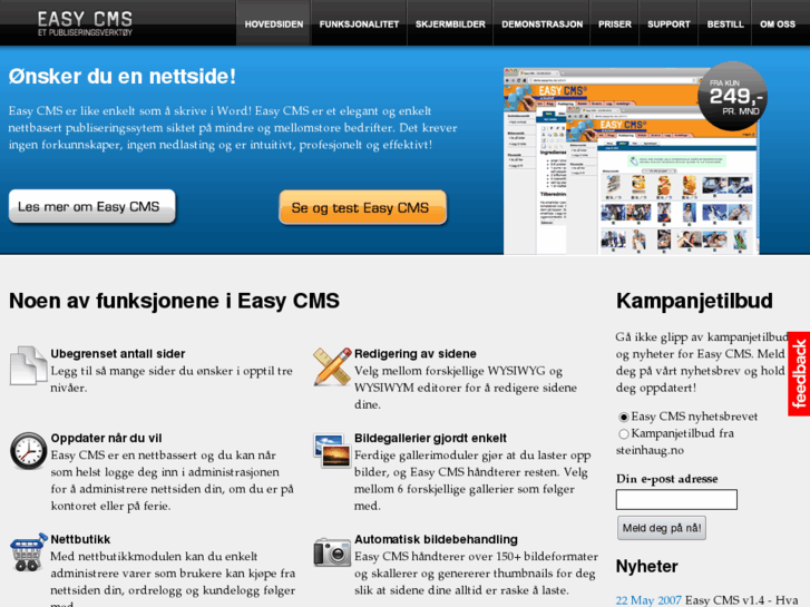 www.easycms.no