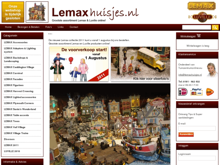 www.lemaxhuisjes.com