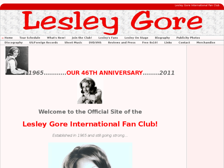 www.lesleygorefanclub.com