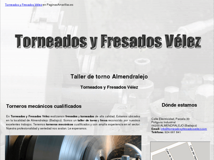 www.torneadosyfresadosvelez.com