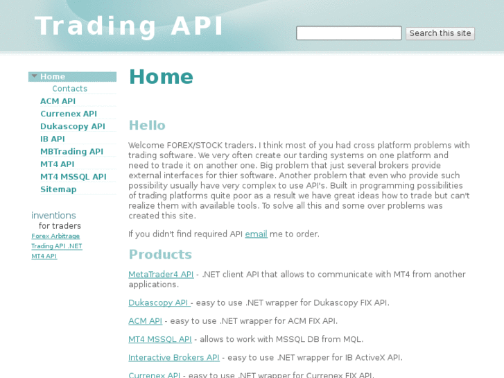 www.tradingapi.net