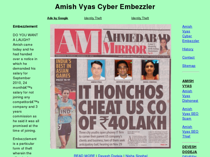 www.amishvyascyberembezzler.com