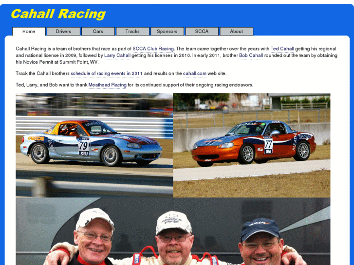 www.cahallracing.net