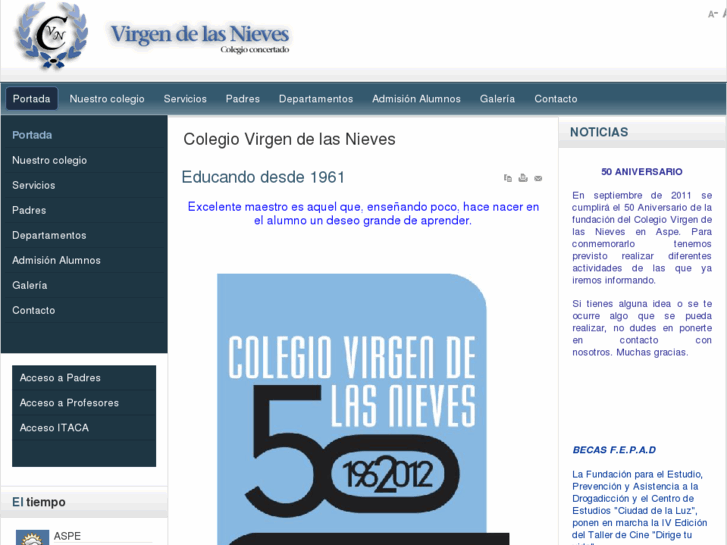 www.colegiovirgendelasnieves.com