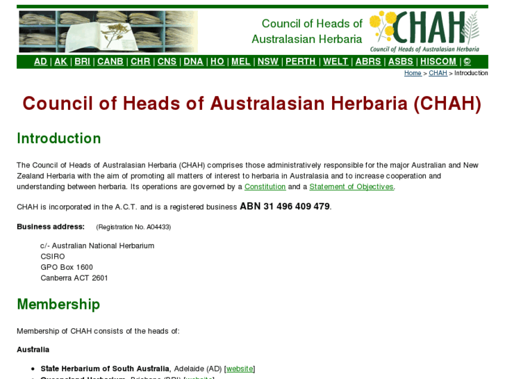 www.chah.gov.au