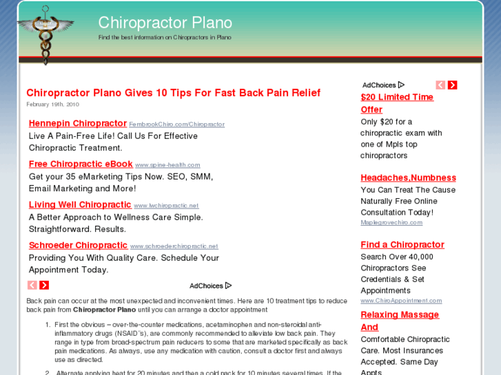 www.chiropractor-plano.com