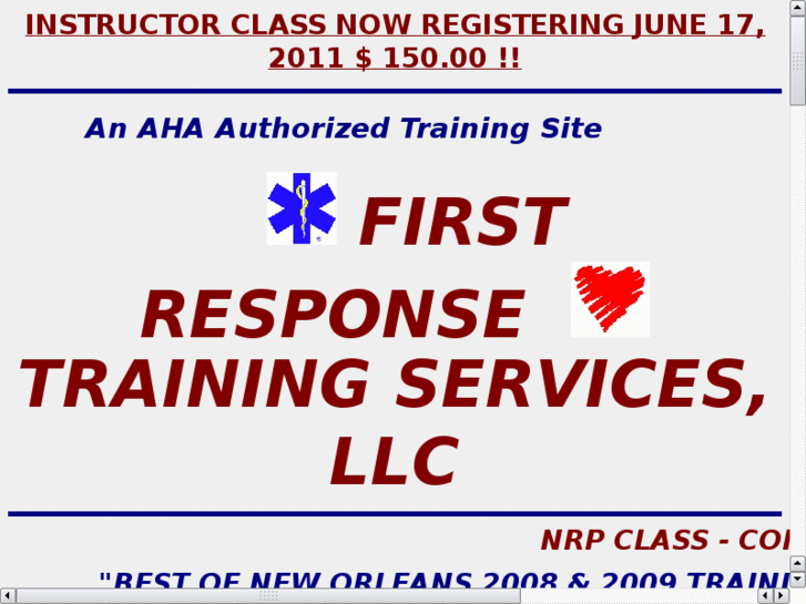 www.firstresponsetrainingservices.net