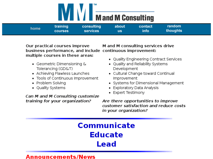 www.mandmconsulting.com