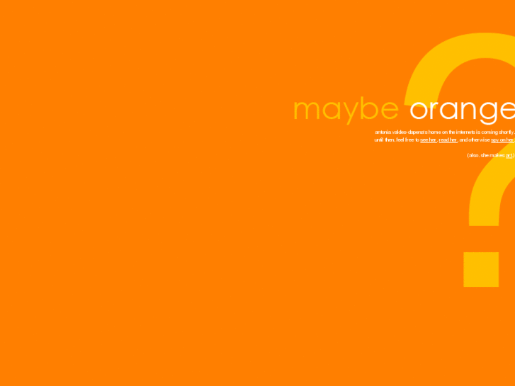 www.maybeorange.com