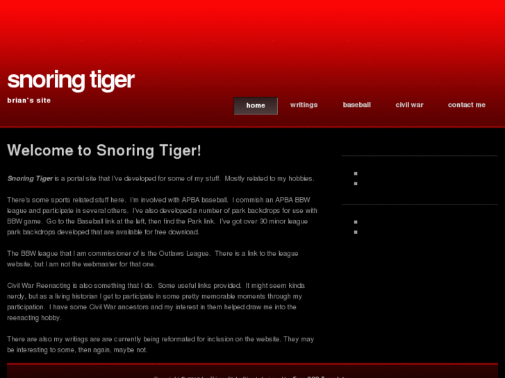 www.snoringtiger.com