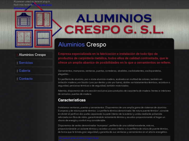 www.aluminios-crespoguerrero.es