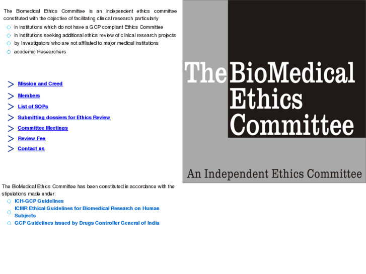 www.biomedicalethicscommittee.org