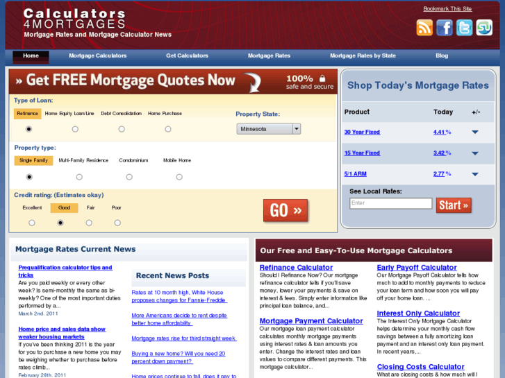 www.calculators4mortgages.net