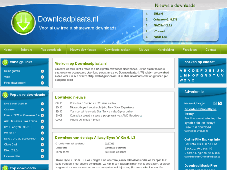 www.downloadplaats.nl