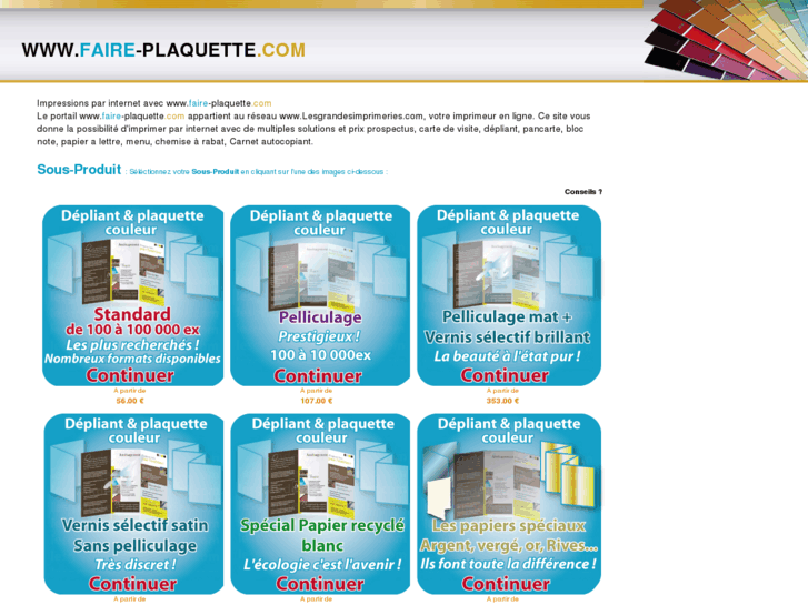 www.faire-plaquette.com