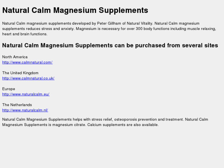 www.naturalcalmmagnesium.com