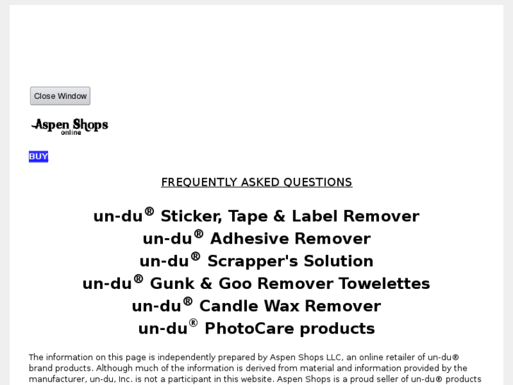 www.adhesiveremover.info