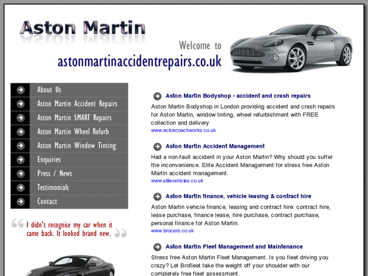 www.astonmartinaccidentrepairs.co.uk