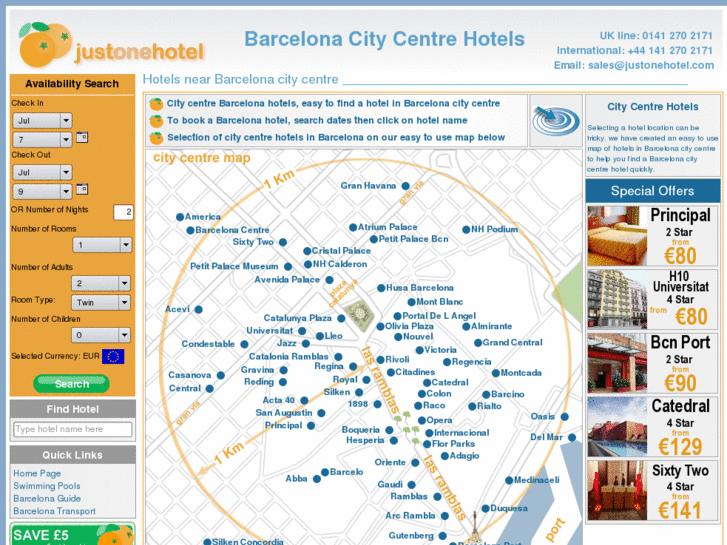 www.barcelonacitycentrehotels.com