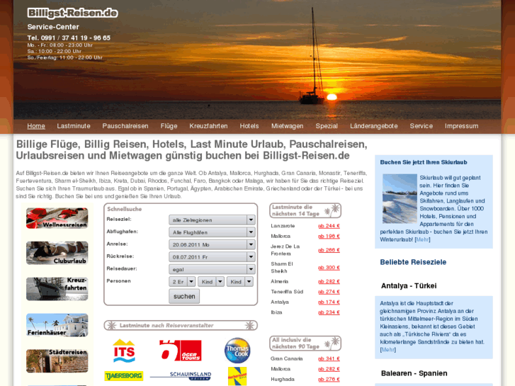 www.billigst-reisen.de