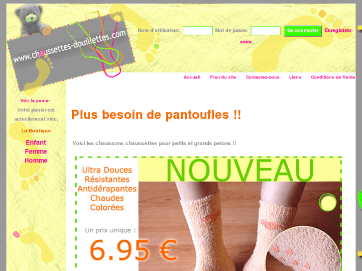 www.chaussettes-douillettes.com