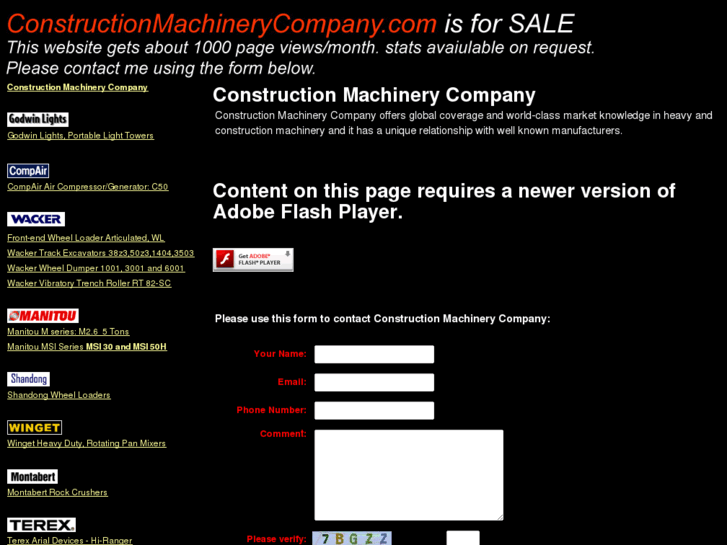 www.constructionmachinerycompany.com