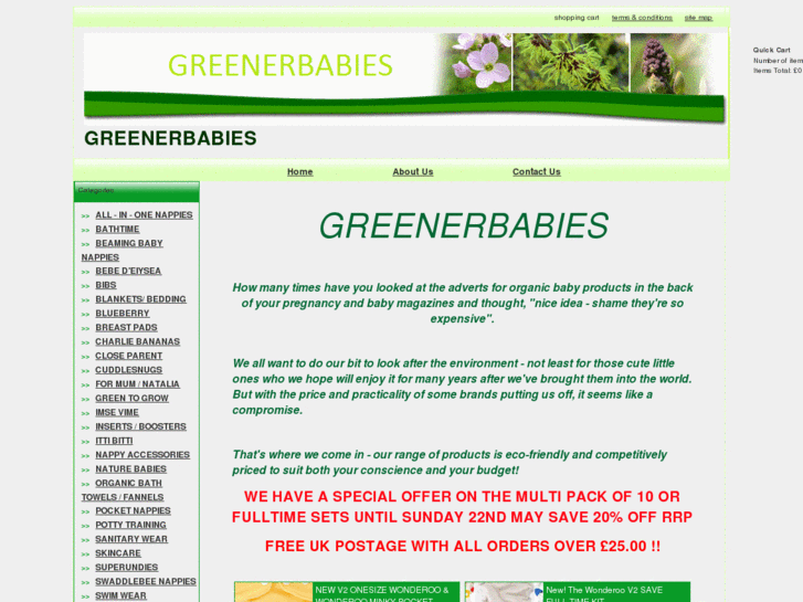 www.greenerbabies.net