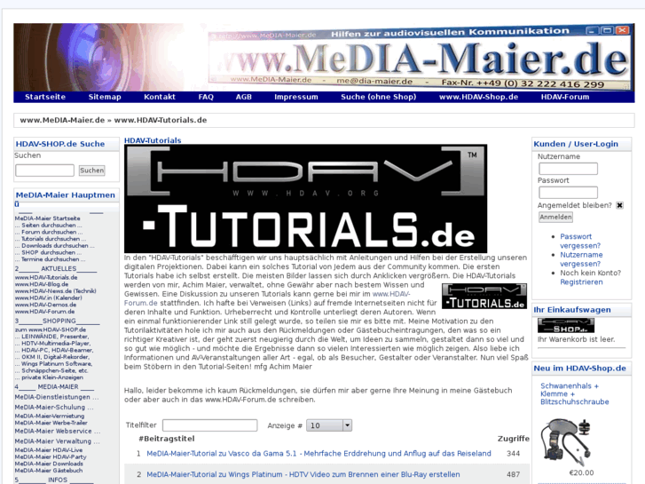 www.hdav-tutorials.de