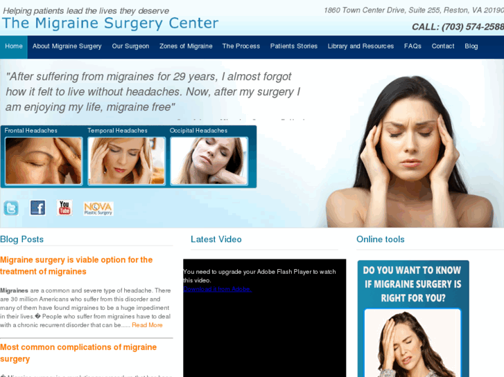 www.migrainesurgerycenter.com