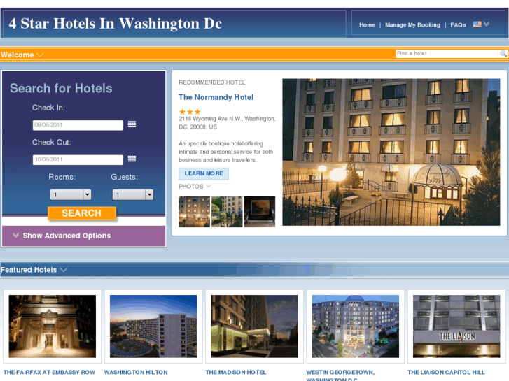 www.4starhotelsinwashingtondc.com