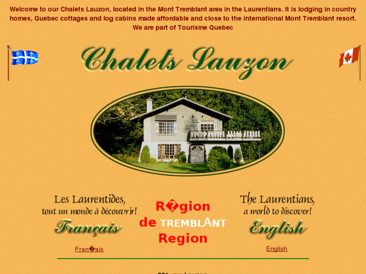 www.chaletslauzon.com