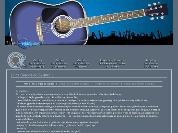 www.cordesdeguitare.fr