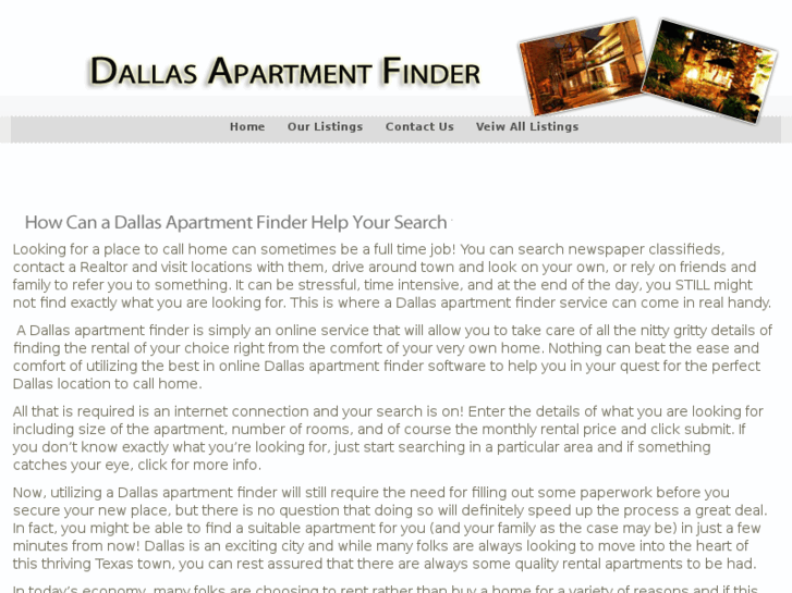 www.dallasapartmentfinder.org