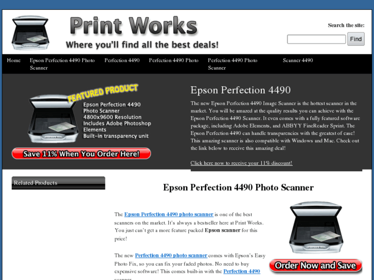 www.epsonperfection4490.com