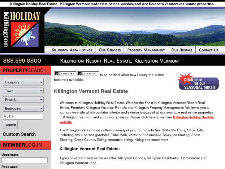 www.killingtonholidayrealestate.com