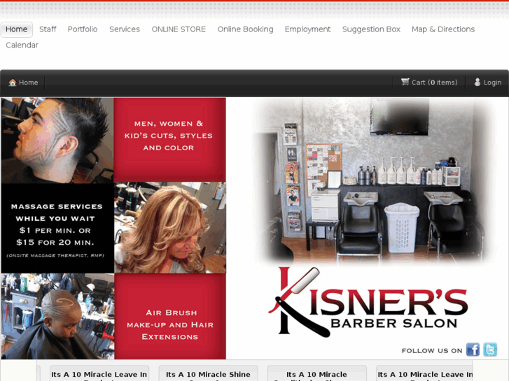 www.kisnersbarbersalon.com